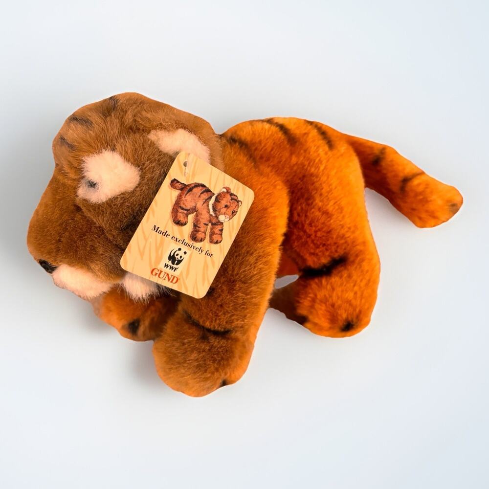 Gund Bengal Tiger Plush World Wildlife Fund WWF 9" Stuffed Animal Toy NWT Cat